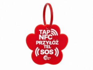 Safety Tag Łapka - identyfikator NFC dla psa i kota